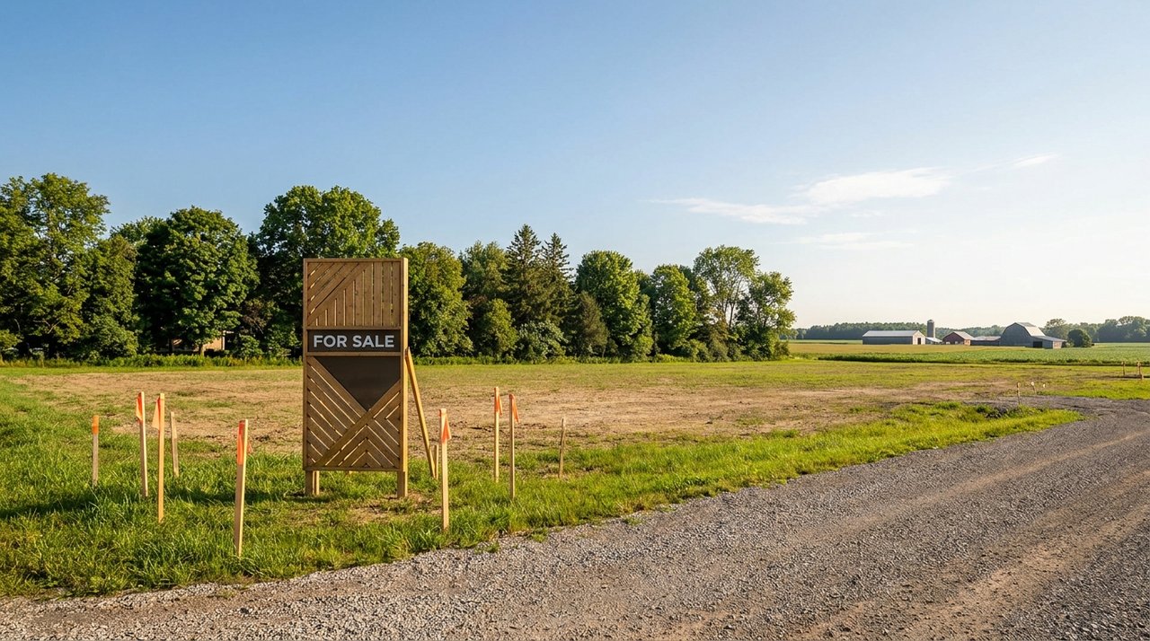 Architectural render of development land for sale on the rural edge of Langley, BC near Aldergrove, for AG. Song REALTOR®