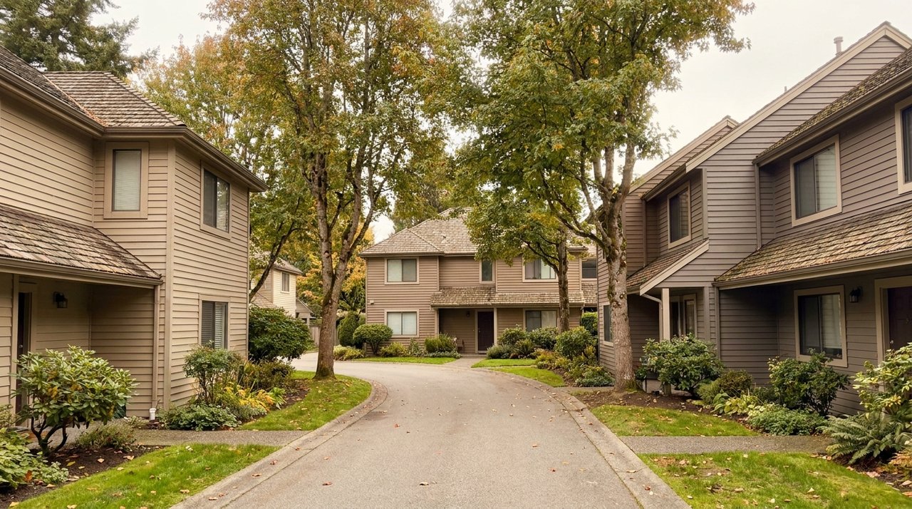 Townhomes in the Champlain Heights area of Killarney, Vancouver, BC