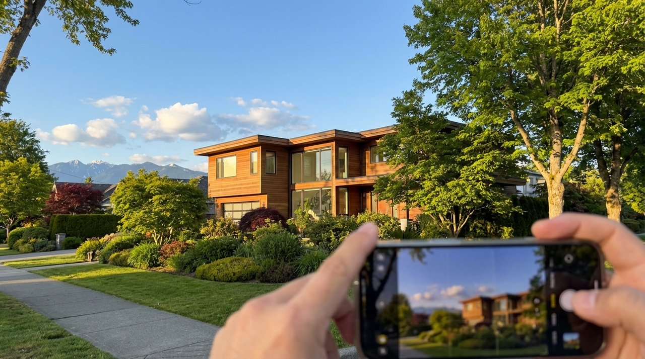Detached home exterior in Steveston, Richmond, BC